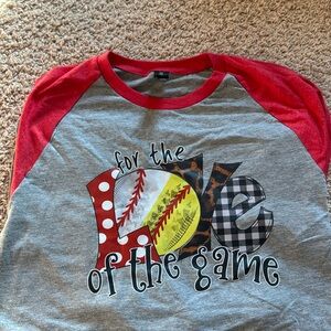 Anvil baseball sleeve shirt